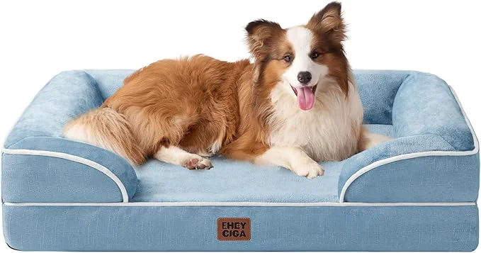 Trusted EHEYCIGA Orthopedic Dog Beds for Large Dogs Waterproof Memory Foam Large Dog Comfortable