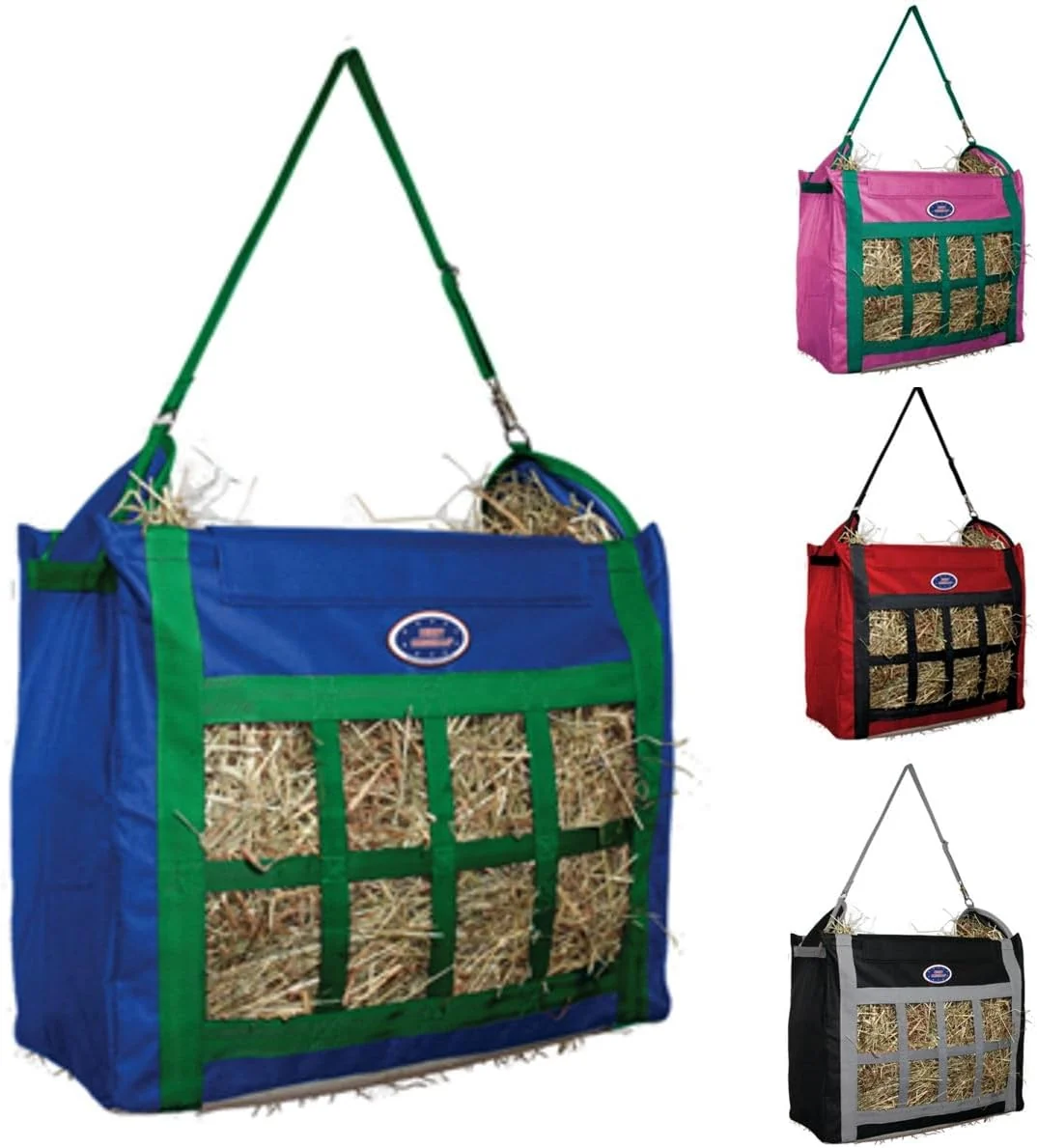 Prestigious Derby s Top Load Hay Bag with Super Tough Bottom and 6 Month Warranty Royal Blue Turquoise Practical