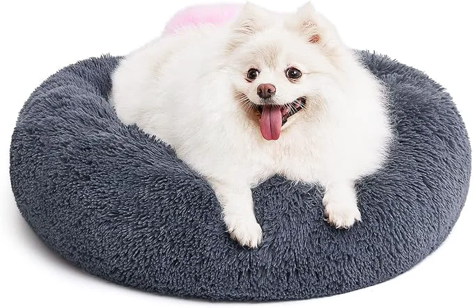 Authentic MIXJOY Orthopedic Dog Bed Comfortable Donut Cuddler Round Pet Beds Ultra Soft Classic