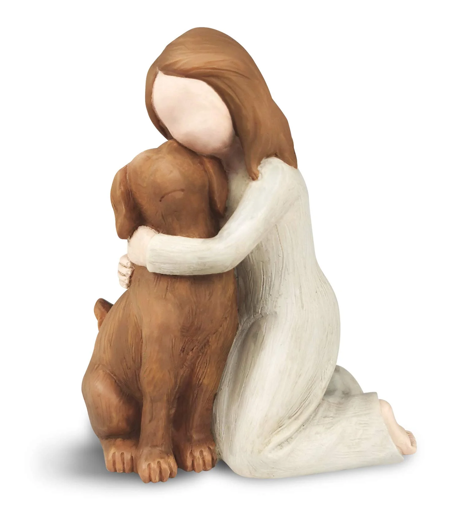 Secure Henso Angel Figurines - Angel of Friendship Memorial Gifts for Dog Lovers Fine