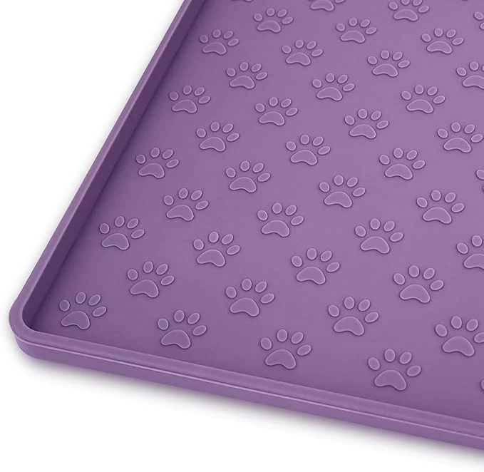 Authentic Ptlom Dog Food Mat Anti-Slip Pet Bowl Mats Advanced