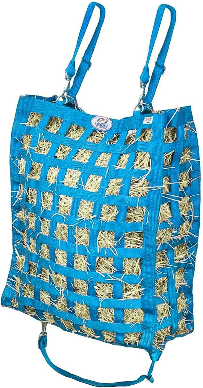 Easy-to-Use Derby s Superior Slow Feeder Horse Hay Bag with Super Tough Bottom and 1 Year Warranty Exceptional