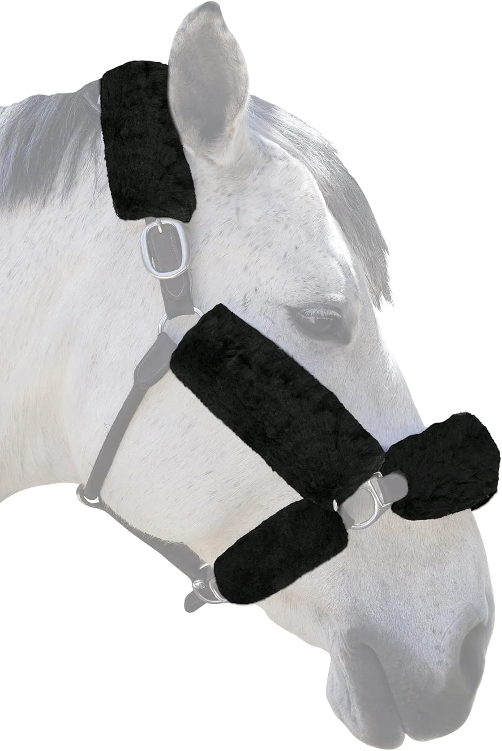 Fast ECP Equine Comfort Products Merino Sheepskin Halter Fleece Breathable