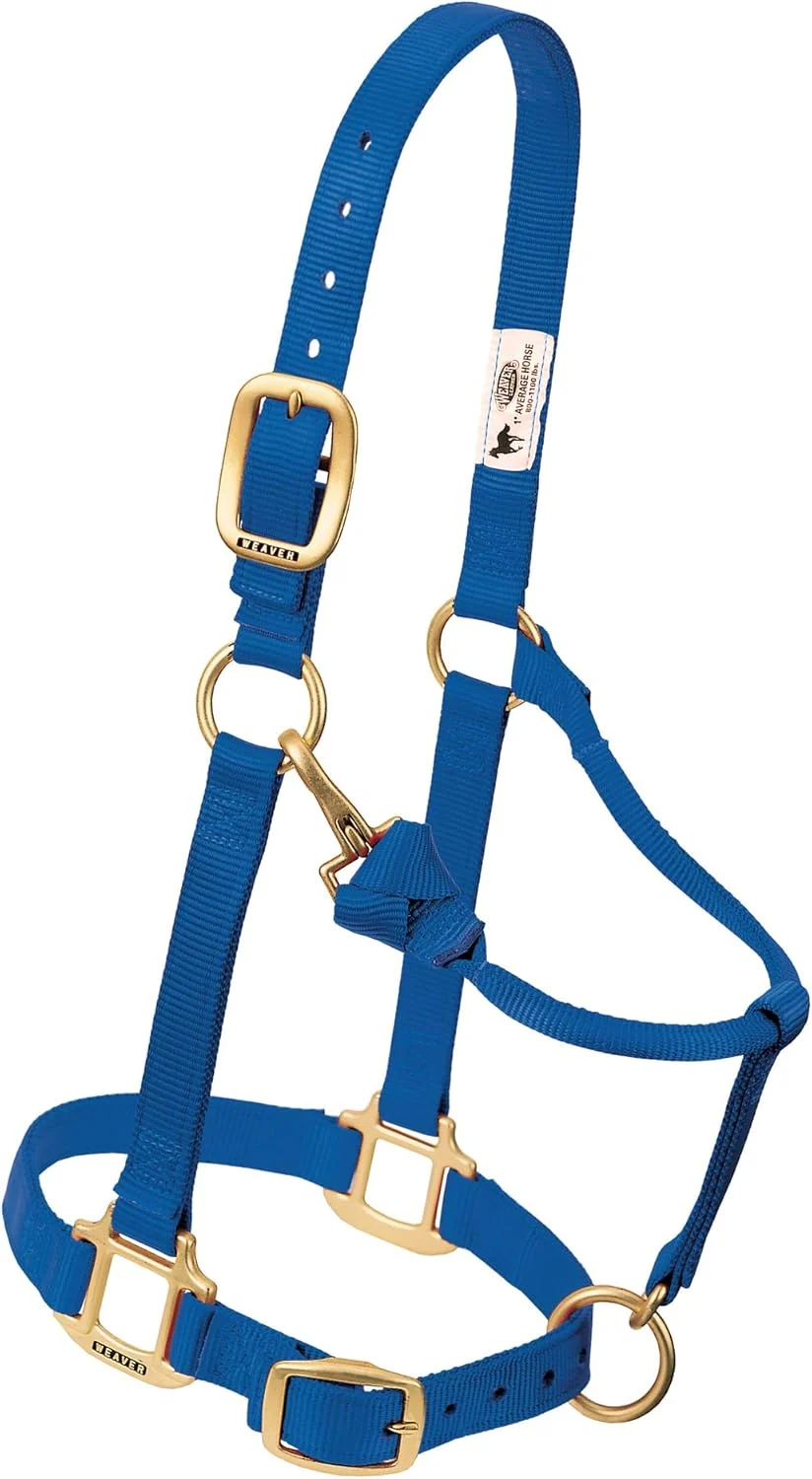 Elite Weaver Leather Adjustable Nylon Horse Halter Refined