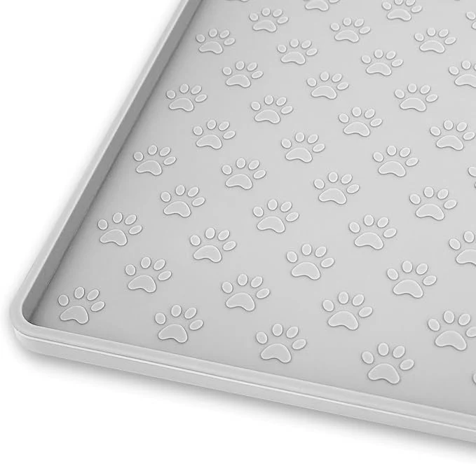 Expertly Made Ptlom Dog Food Mat Anti-Slip Pet Bowl Mats Sustainable