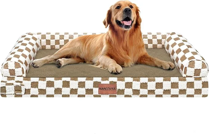 Breathable Large Dog Bed Orthopedic Washable Beds Bolster XL Bed Big XLarge Dogs Egg Consistent