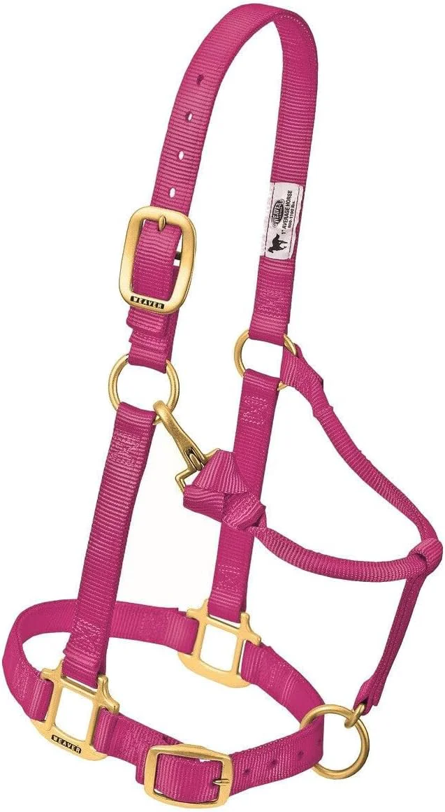 Easy-to-Use Weaver Leather Adjustable Nylon Horse Halter Breathable