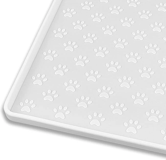 Detailed Ptlom Pet Placemat for Dog and Cat Waterproof Silicone Pet Feeding Bowl Mats Genuine