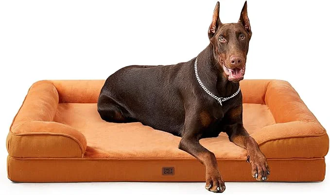 Unique EHEYCIGA Orthopedic XL Dog Beds Waterproof Memory Foam Dog Bed Reusable