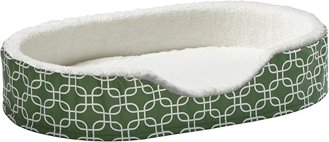 Certified MidWest Homes for Pets Orthoperdic Egg-Crate Nesting Pet Bed w Teflon Fabric Trendy