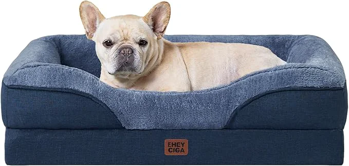 Artisan EHEYCIGA Orthopedic Dog Bed for Medium Dog Waterproof Liner Washable Quality