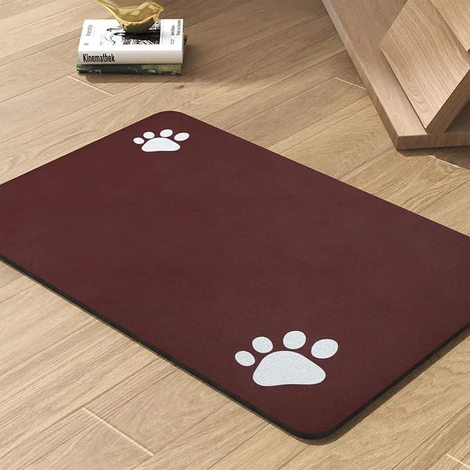 Consistent Pet Feeding Mat-Absorbent Dog Mat Convenient