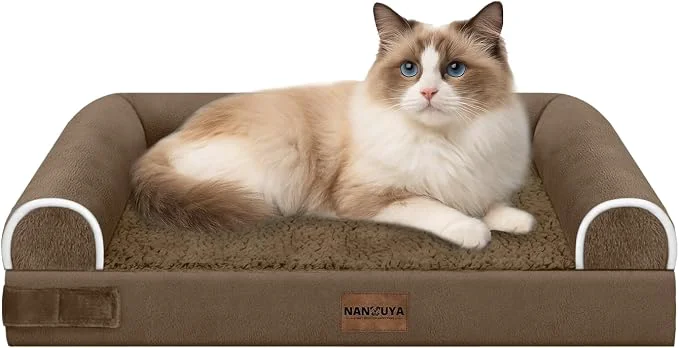 Versatile Small Dog Bed Orthopedic Washable Beds Bolster Small Sized Dogs Cats Bed Egg High-End