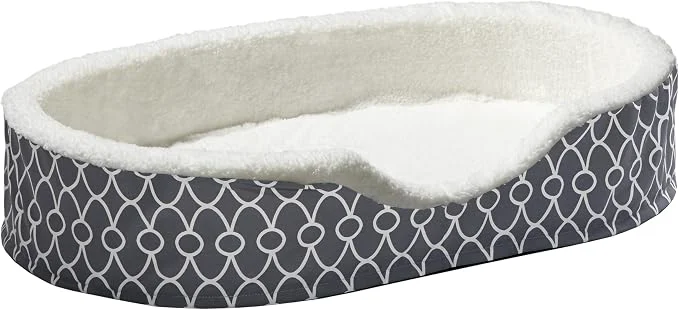 Detailed MidWest Homes for Pets Orthoperdic Egg-Crate Nesting Pet Bed w Teflon Fabric Smart