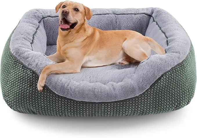 World-Class INVENHO Large Dog Beds Large Sized Washable Orthopedic Warming Soft Sleeping Smooth