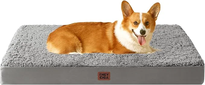 Certified EHEYCIGA Orthopedic Foam Dog Bed Long-Lasting