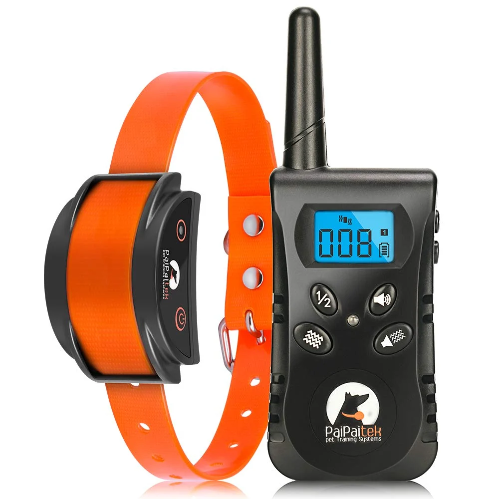 Proven Paipaitek Vibration Collar for Dogs — No Shock Remote Training up to 1600ft Waterproof Stylish