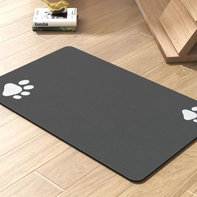 Top-Quality Pet Feeding Mat-Absorbent Dog Mat Solid