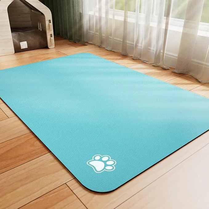 Relaxed Dog Food Mat - Absorbent Cat Mat Soft