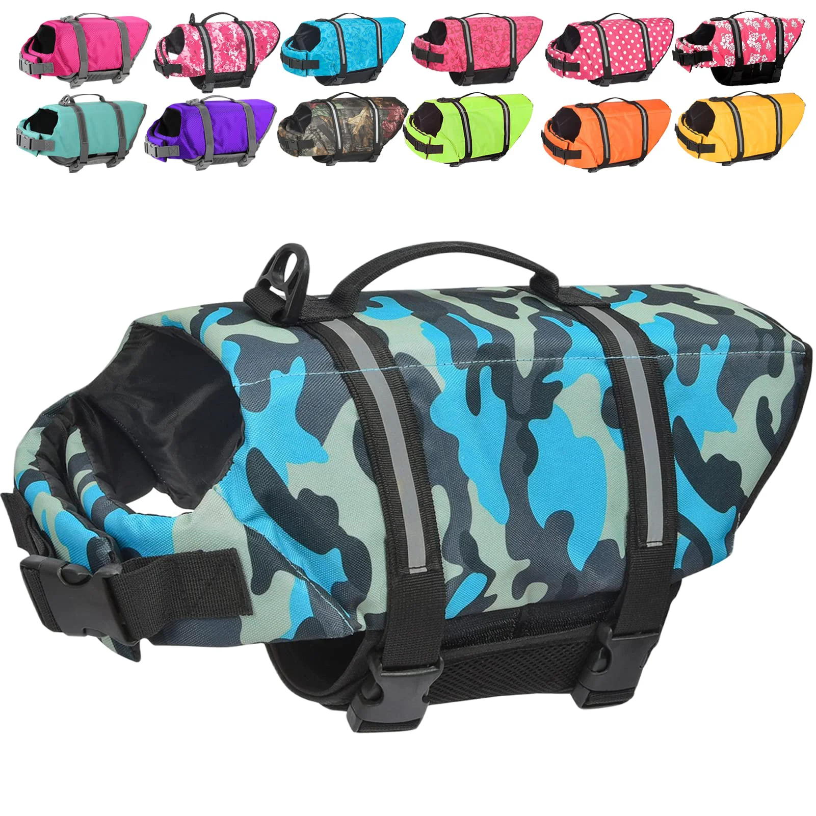 Excellent Doglay Dog Life Jacket – Adjustable High-Visibility Dog Life Vest for Swimming Boating and Hydrotherapy Enhanced
