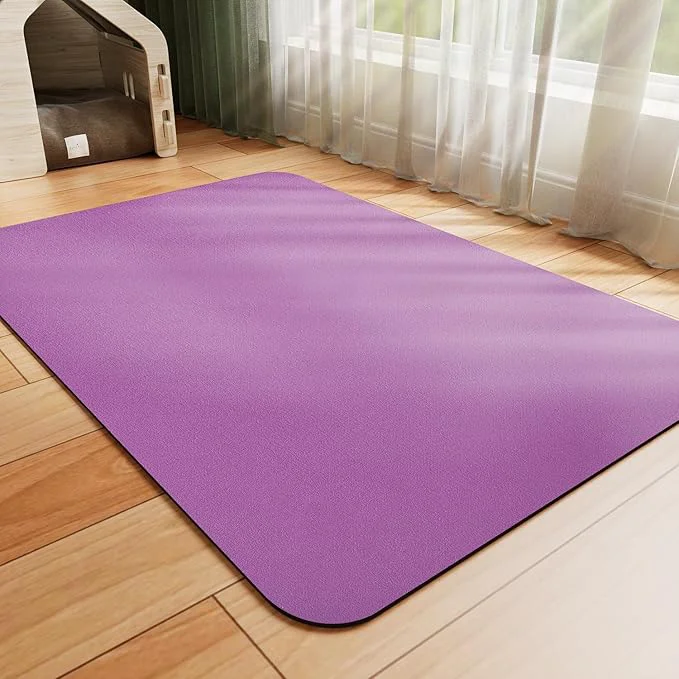 Stylish Dog Food Mat - Absorbent Cat Mat High-Performance