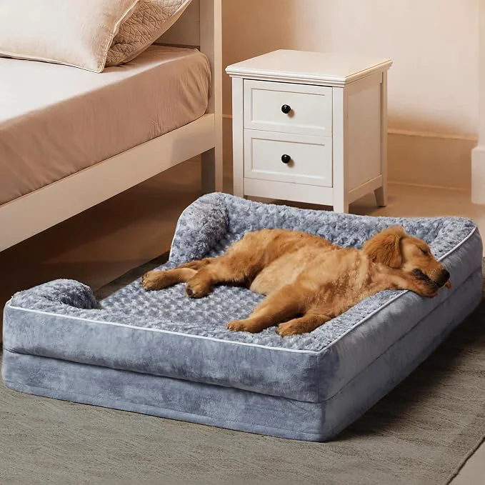 Superior WNPETHOME Dog Beds for Large Sized Dogs Washable Orthopedic Dog Couch Sofa Bed Secure