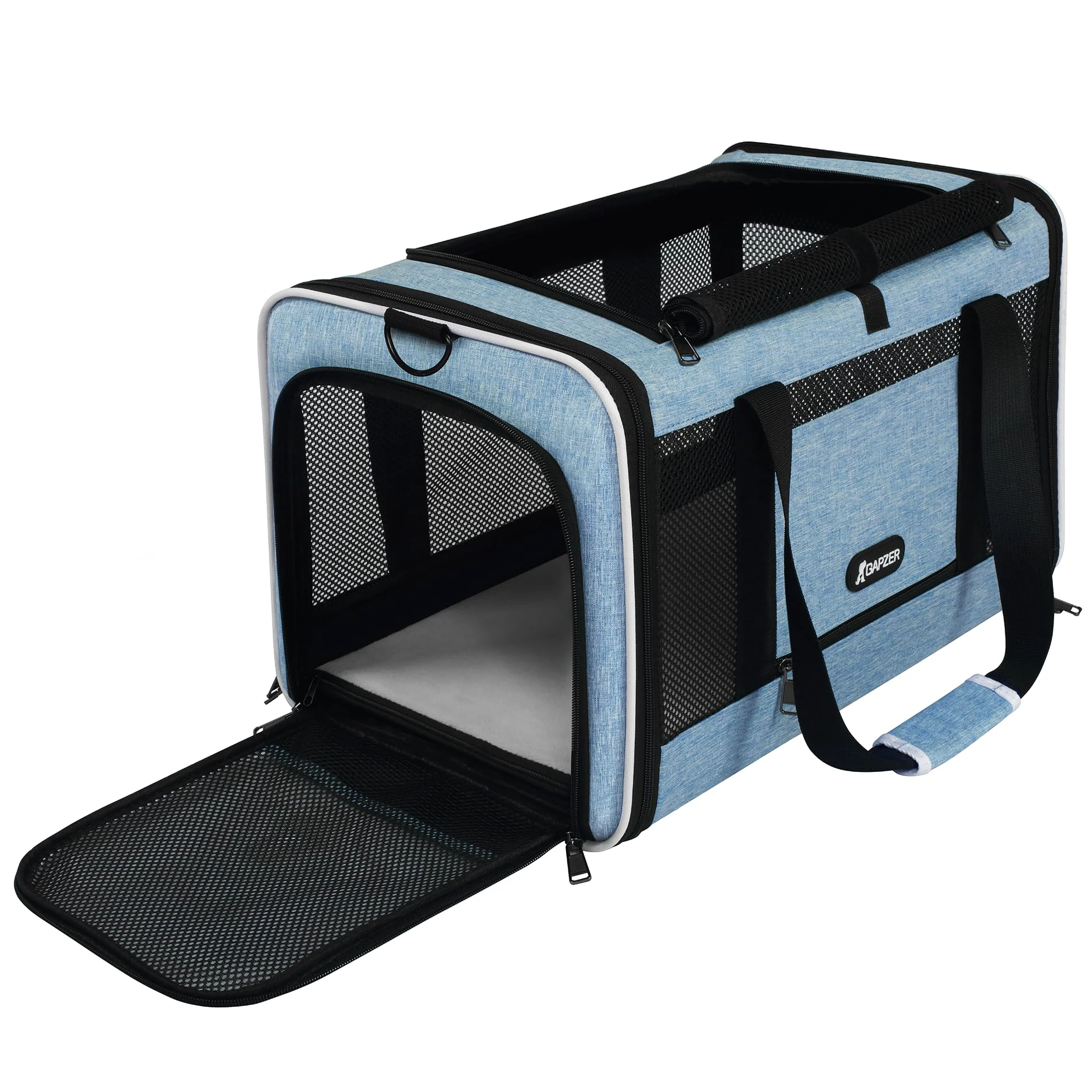 Solid GAPZER Cat Carrier 18x11x11 – Soft-Sided Travel Bag for Cats Small Dogs Up to 25 lb Verified