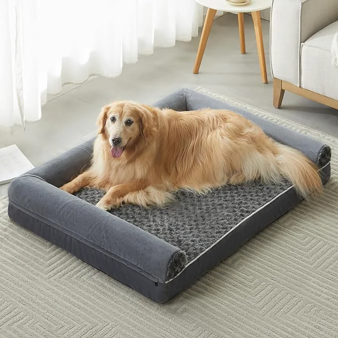 Trendy BFPETHOME Dog Beds for Large Dogs Orthopedic Dog Bed for Medium Large Dogs Verified