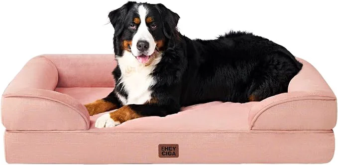 Stylish EHEYCIGA Orthopedic XL Dog Beds Waterproof Memory Foam Dog Bed Innovative