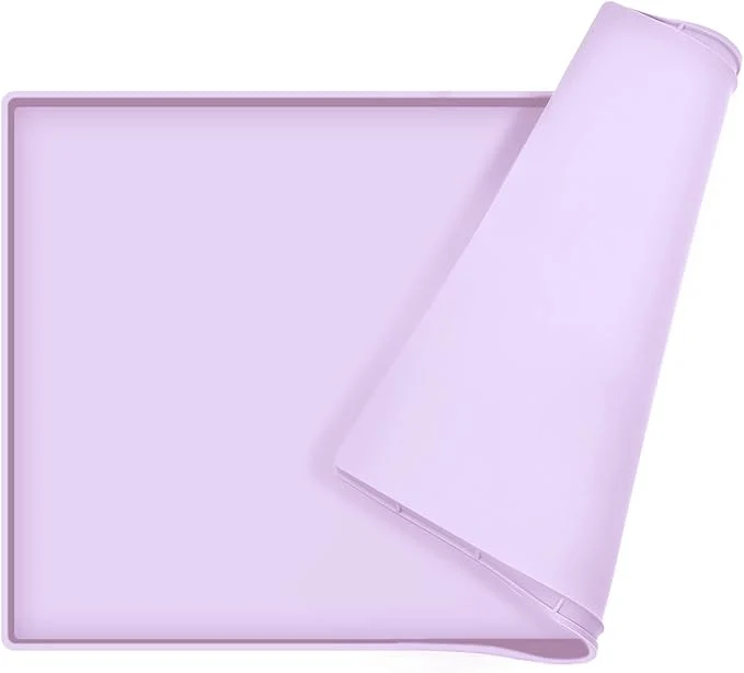 Practical Dog Food Mat Silicone Waterproof Food Tray Non Slip Pet Bowl Mats Placemat Innovative