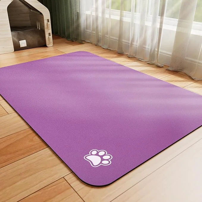 World-Class Dog Food Mat - Absorbent Cat Mat Fashionable