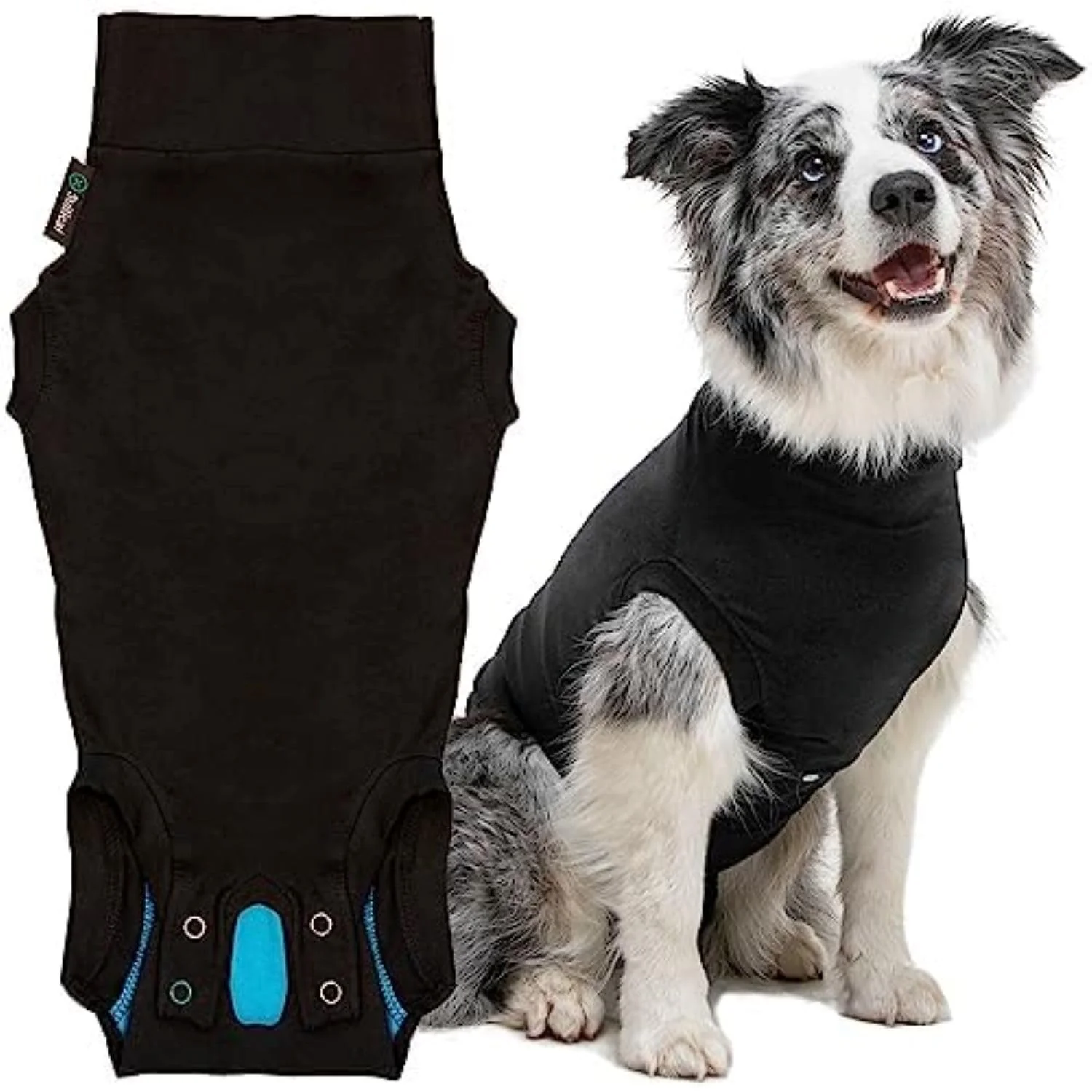 Responsible Suitical Recovery Suit for Dogs – Small Clip-Up System Breathable Post-Surgery Fashionable