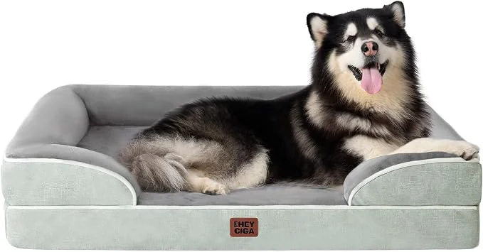 Comfortable EHEYCIGA Orthopedic XL Dog Beds Waterproof Memory Foam Dog Bed Next-Generation