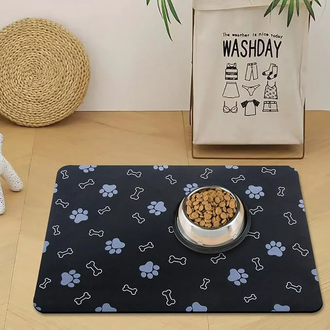 Artisan Pet Cat Dog Food Mat Non Slip Mat Official