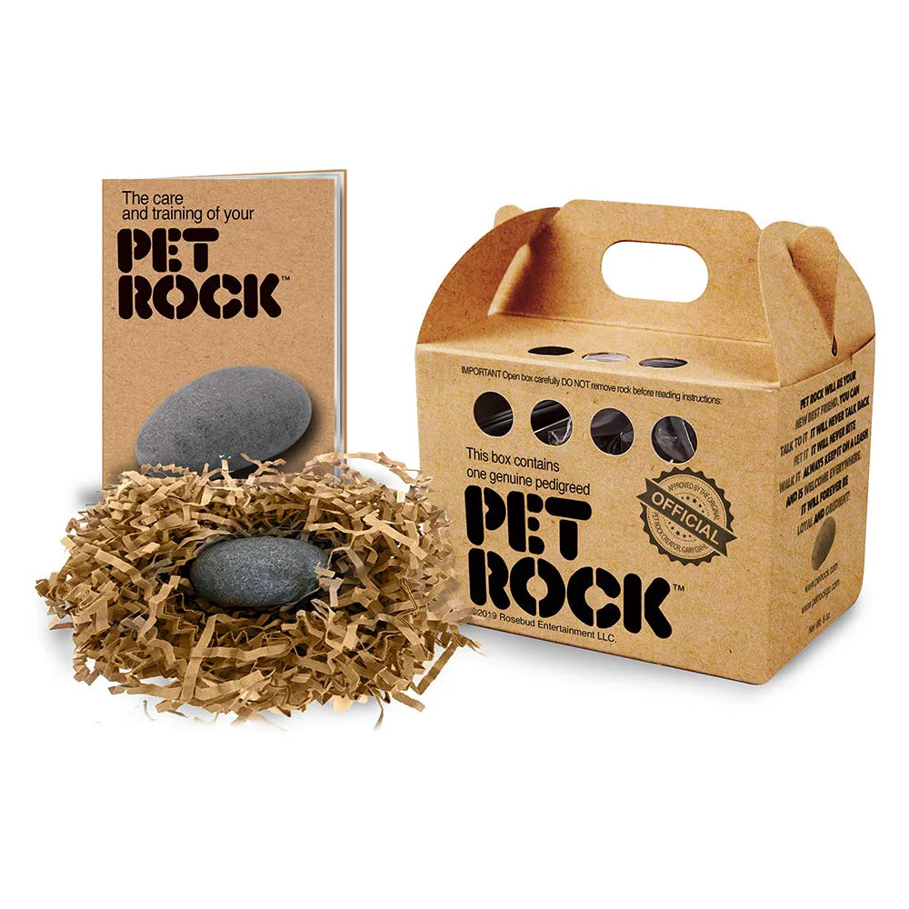 Selected Pet Rock - The by Gary Dahl Iconic Desk Companion Official