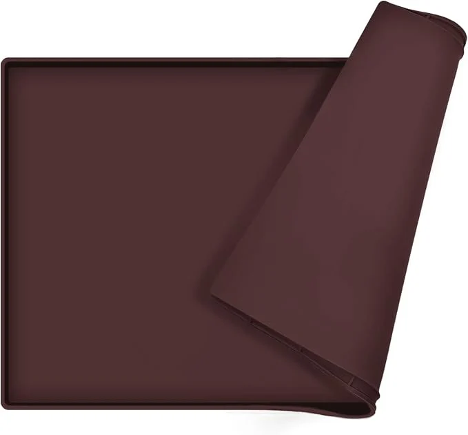 Trusted Dog Food Mat Silicone Waterproof Food Tray Non Slip Pet Bowl Mats Placemat Breathable