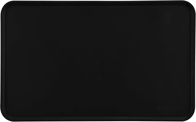 Certified Amazon Basics Waterproof Non-Slip Silicone Pet Feeding Mat High-End