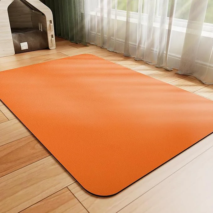 Relaxed Dog Food Mat - Absorbent Cat Mat Lightweight