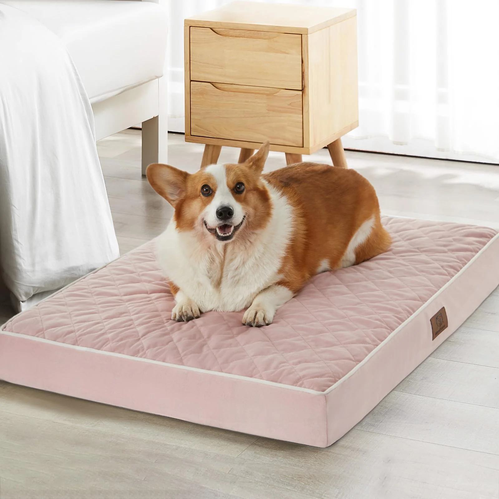 Breathable WNPETHOME Orthopedic XL Dog Bed - Waterproof Washable Cover 36x27x3 Official