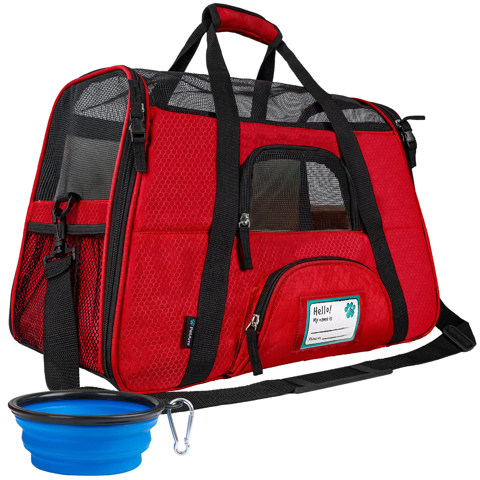 Original Design PetAmi Airline Pet Carrier for Cats Small Dogs Soft Sided Travel Carrier Sophisticated