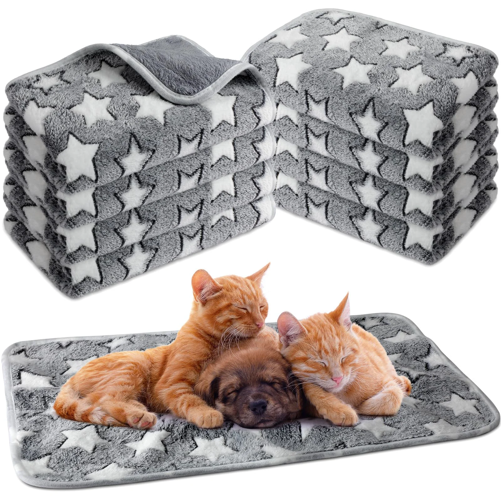 Responsible Tudomro 8 Pcs Guinea Pig Blankets Waterproof Fleece Cage Liners 16x24 in Healthy