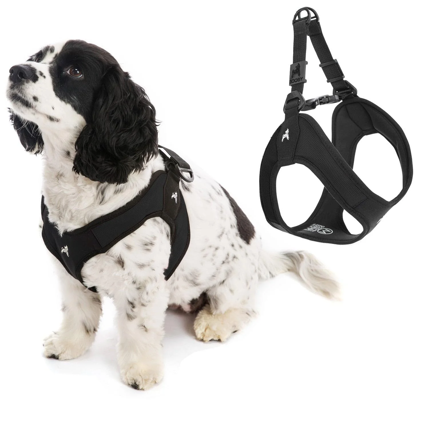 Environmentally Friendly Gooby Escape Easy Fit Harness — No-Pull Step-In Harness for Small Dogs Black XS Selected
