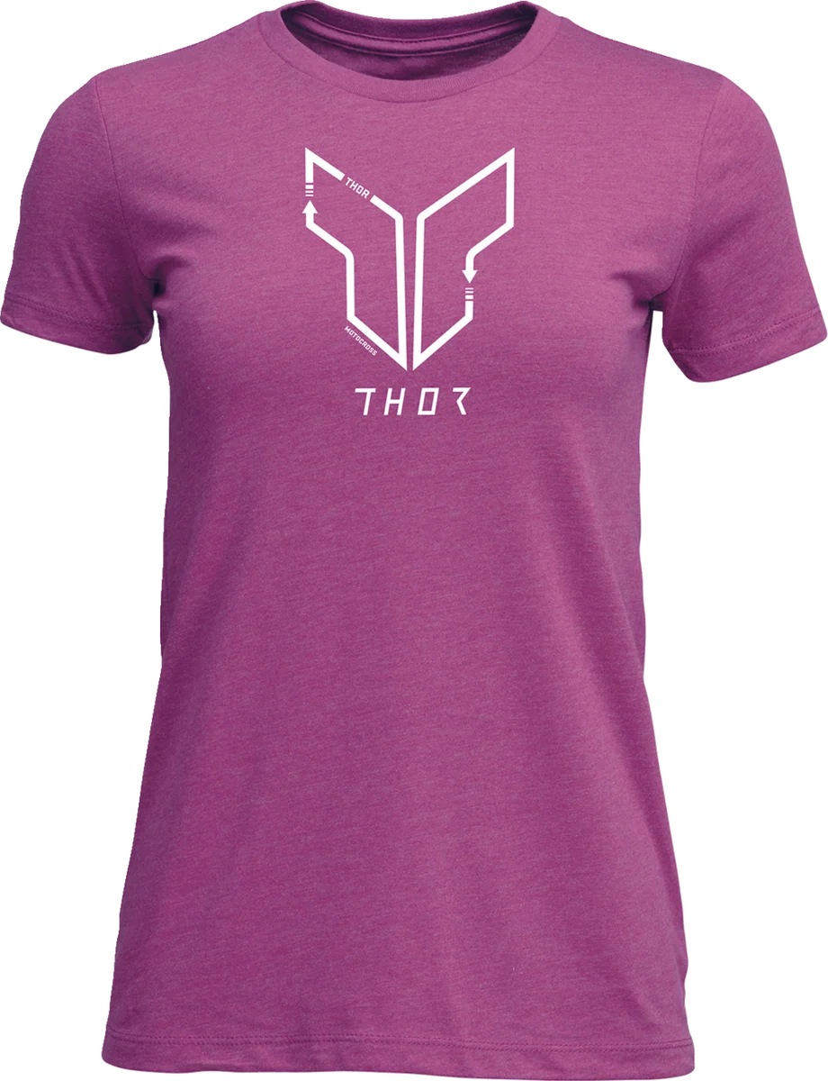 Authentic THOR Women's Trax T-Shirt - Fuchsia - Large 3031-4302 Soft