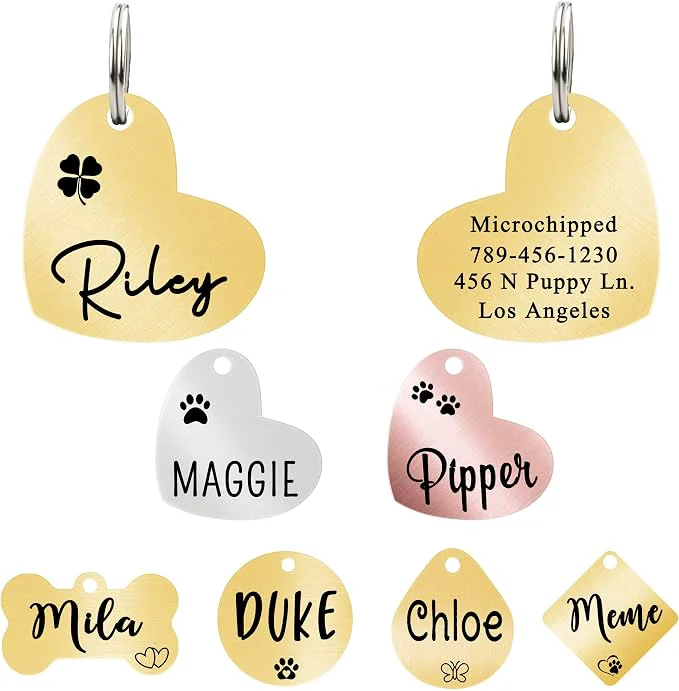 Clean Ultra Joys Dog ID Tag Custom Dog Tag Personalized Cat Tag Pet ID Tag Next-Generation