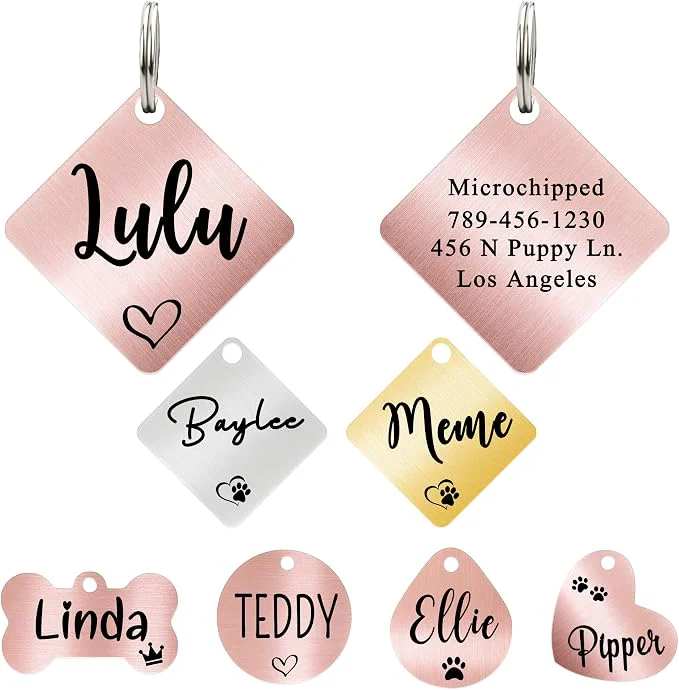 Clean Ultra Joys Dog ID Tag Custom Dog Tag Personalized Cat Tag Pet ID Tag Fine Crafted