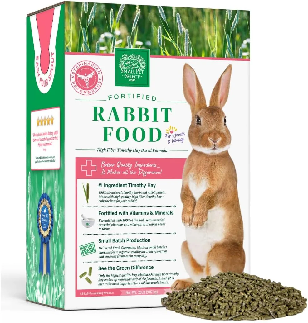 Powerful Small Pet Select Rabbit Food Pellets 40 Lb. Enhanced