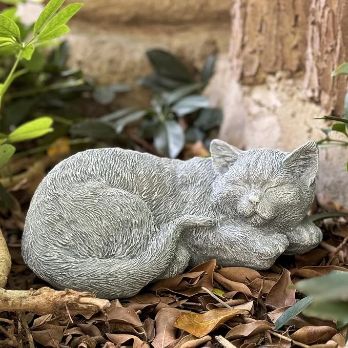 Unique Cats Memorial Stone Garden Statue Pet Statues Gifts Official
