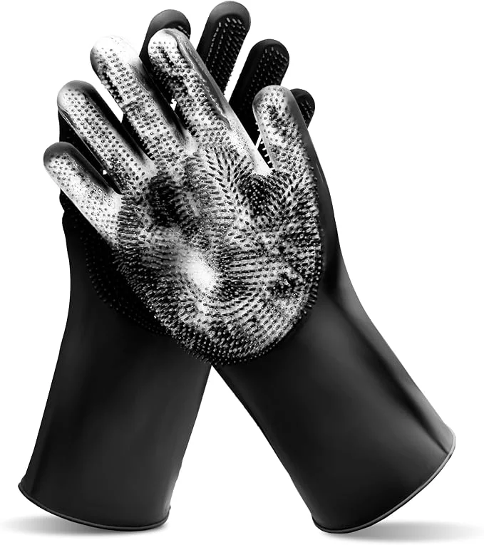Pure Pet Grooming Gloves—Heat Resistant Dog Washing Gloves Carefully Designed