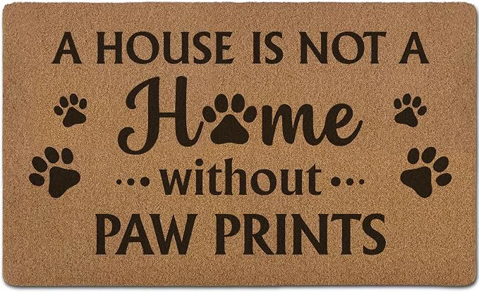 Flexible Funny Dog Door Mats Dog Lovers Mom Dad Gifts Door Mat Artisan