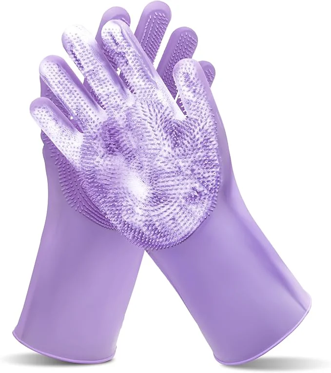 Superior Pet Grooming Gloves—Heat Resistant Dog Washing Gloves Environmentally Friendly
